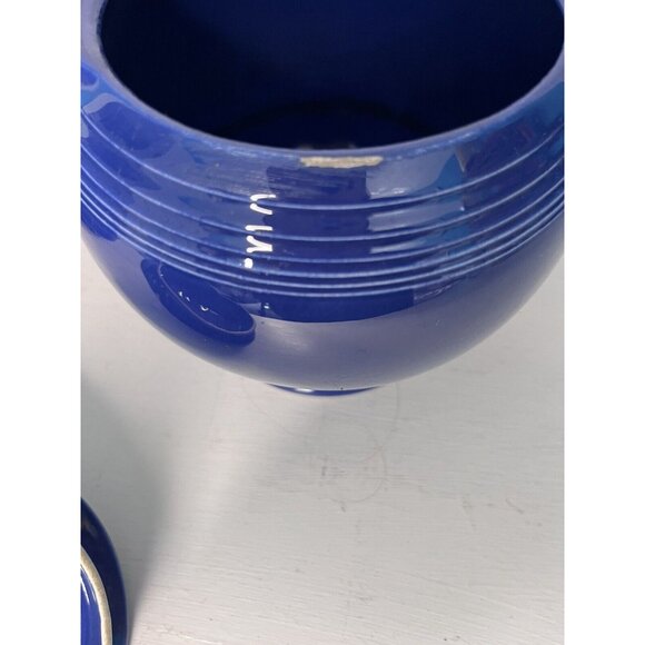 Fiestaware Vintage Cobalt Fiesta Teapot - Picture 7 of 7